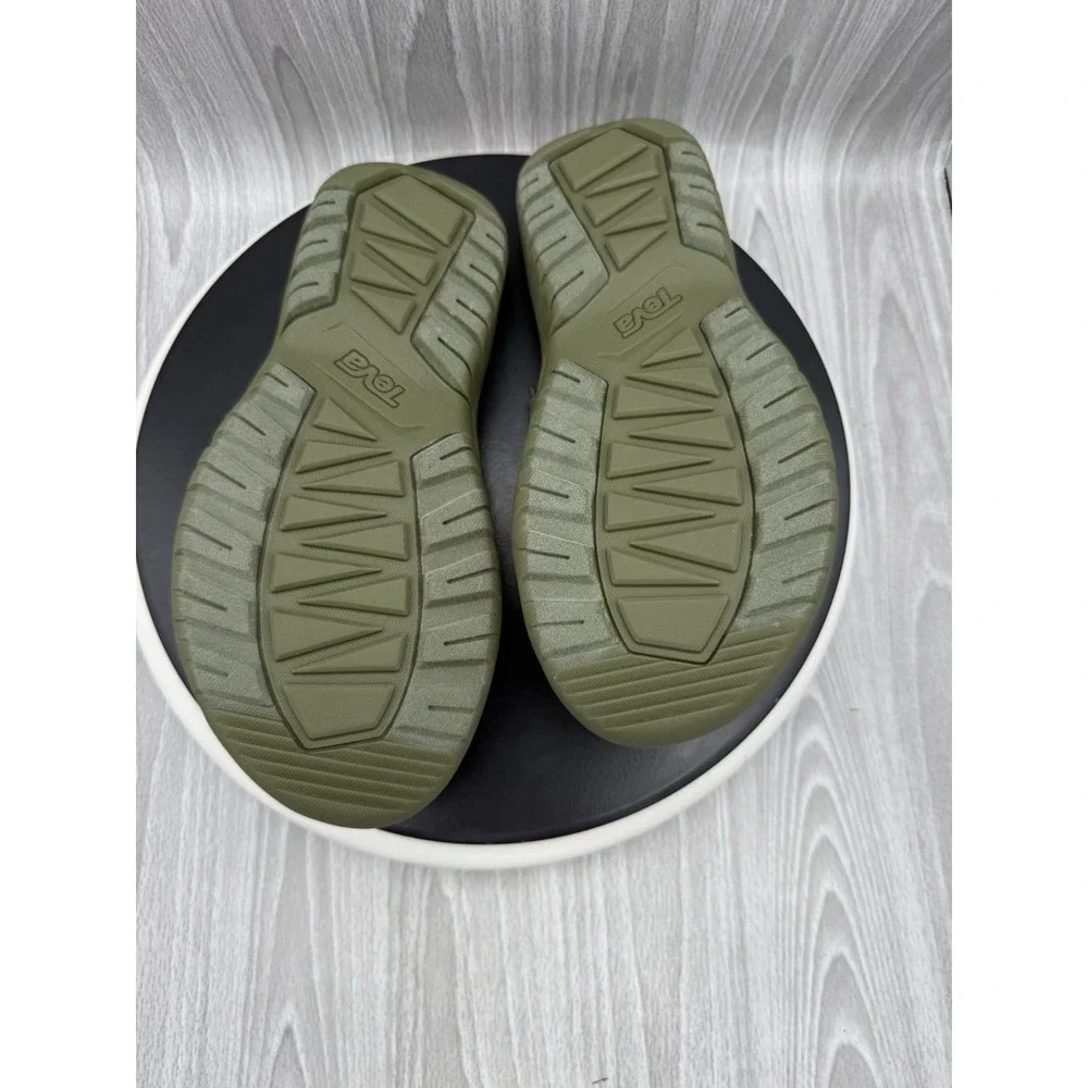 Teva Hurricane Verge Mens Size 10 Olive Green Slip On Slide Sandals 1136230 NEW